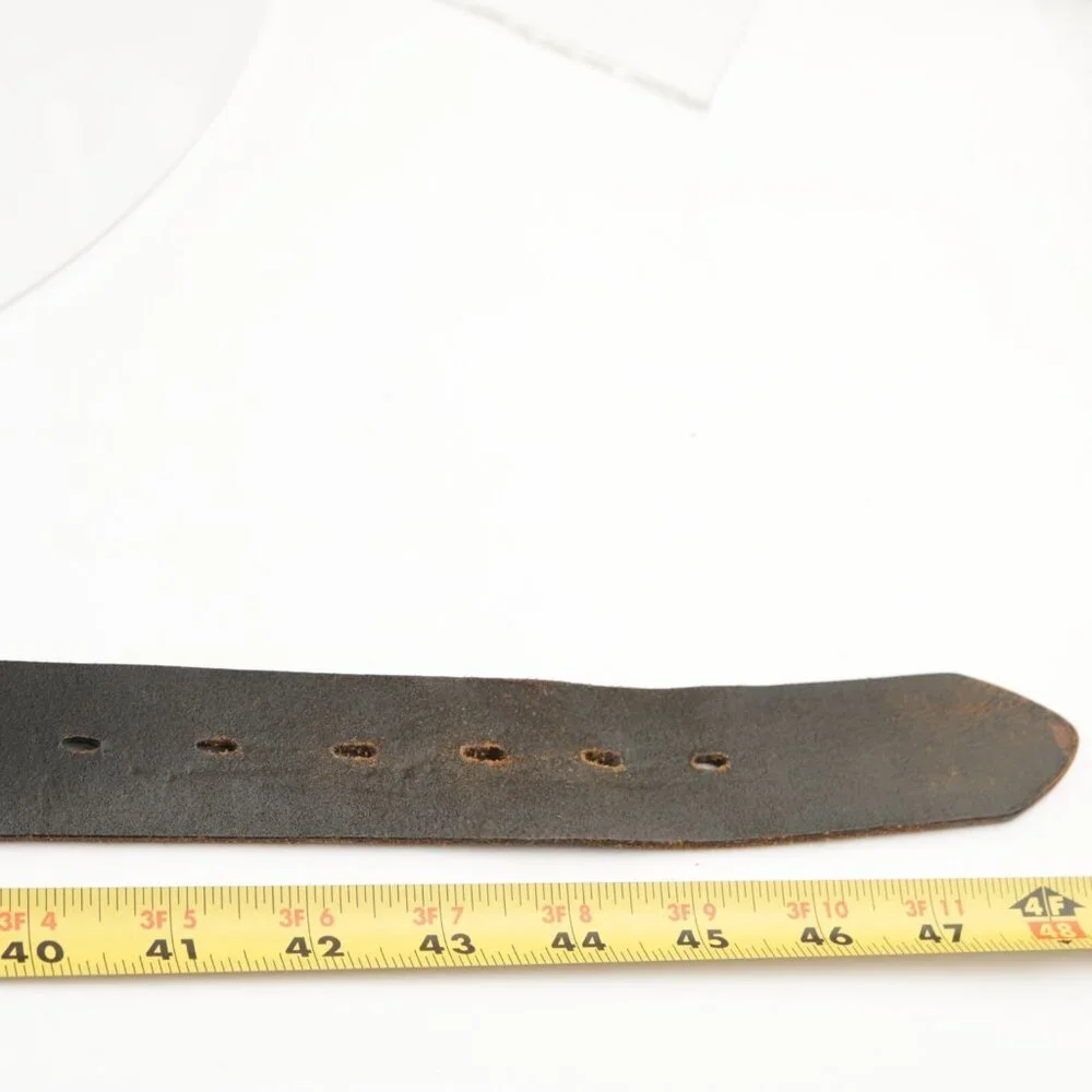 Levis Mens Belt Size XL Extra Large‎ 42 44 Brown Leather 2